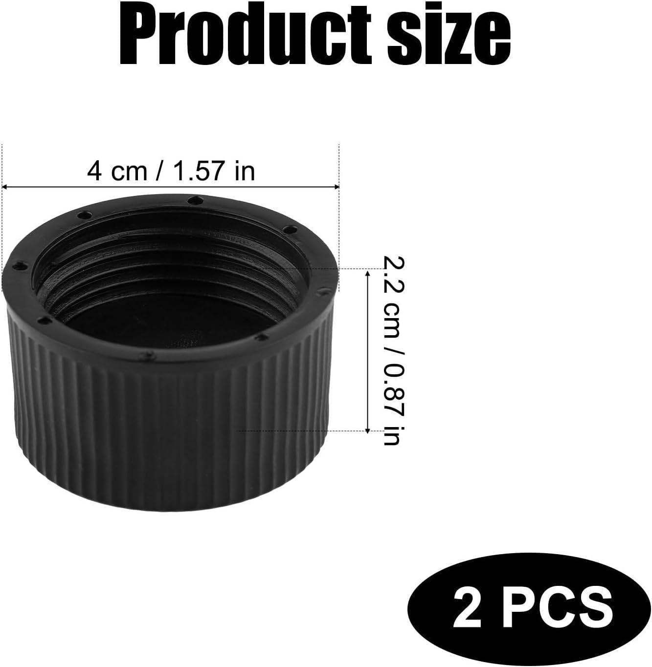 2pcs SX180HG Drain Cap, Pool Sand Filter Drain Cap Cover Plug Replacement Part with Gasket Compatible with Hayward Swimming Pool Sand Filter Models S166T S180T S244T S210T