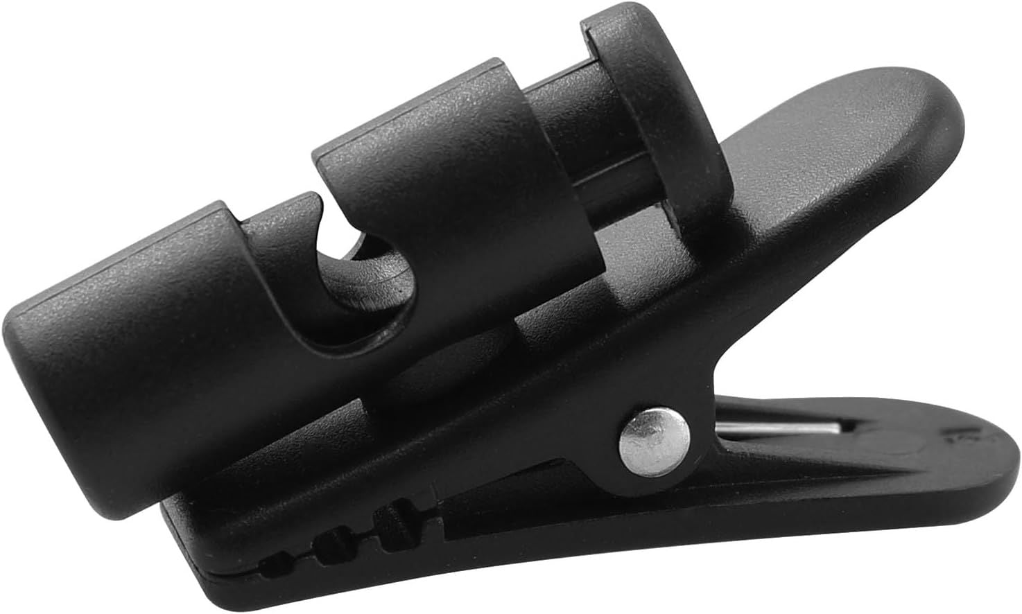 Headset Wire Clip 8PCS 360 Rotatable Earphone Earbud Cable Clips for 3-5mm Wide Eearphone Cable, Earpiece Clamp, Headphone Hook, Black
