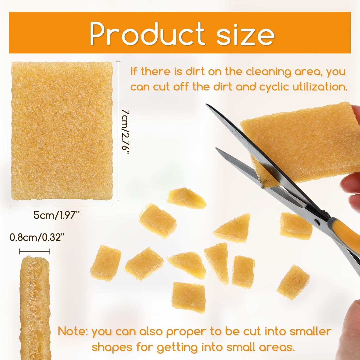 12 Pieces Glue Residue Pick up Eraser Rubber Cement Eraser Cleaning Rubber for Removing Adhesive and Residues from Paper Plastic and More