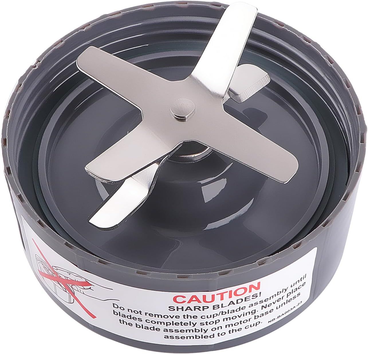 Replacement Extractor Blade, Fit for NutriBullet 600w / 900w Pro Extractor Blade Series, With One Extra Silicone Rubber Gaskets Seal O-Ring NutriBullet Blender Blade Replacement Parts