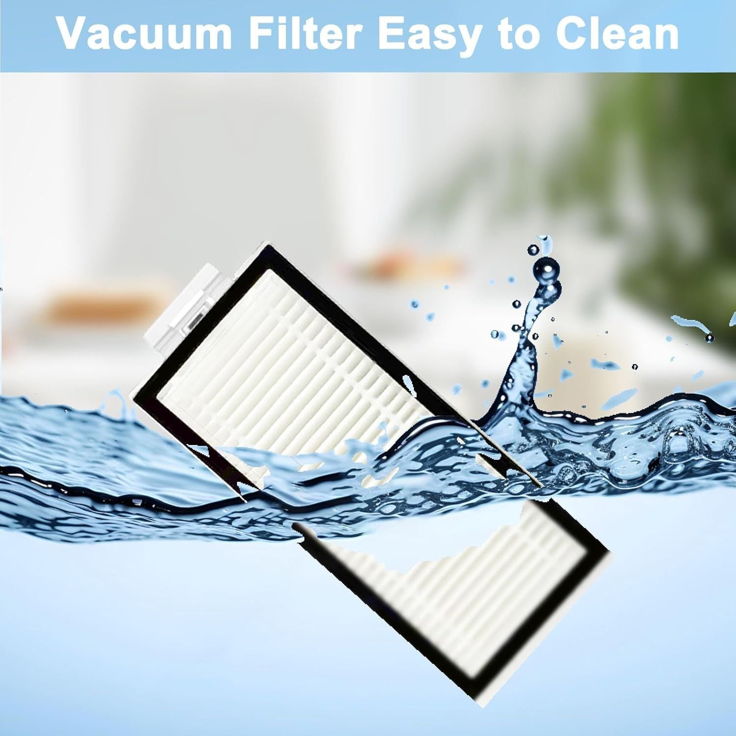 Vacuum Filter Replacement Compatible with Xiaomi Roborock Q7 Q7+ Q7 Max Q7 Max+ Q5 Pro and Q5 Pro+ Robot Vacuum Cleaner Not Fit for Q5 Q5+ S8 Pro Ultra S8+ S8