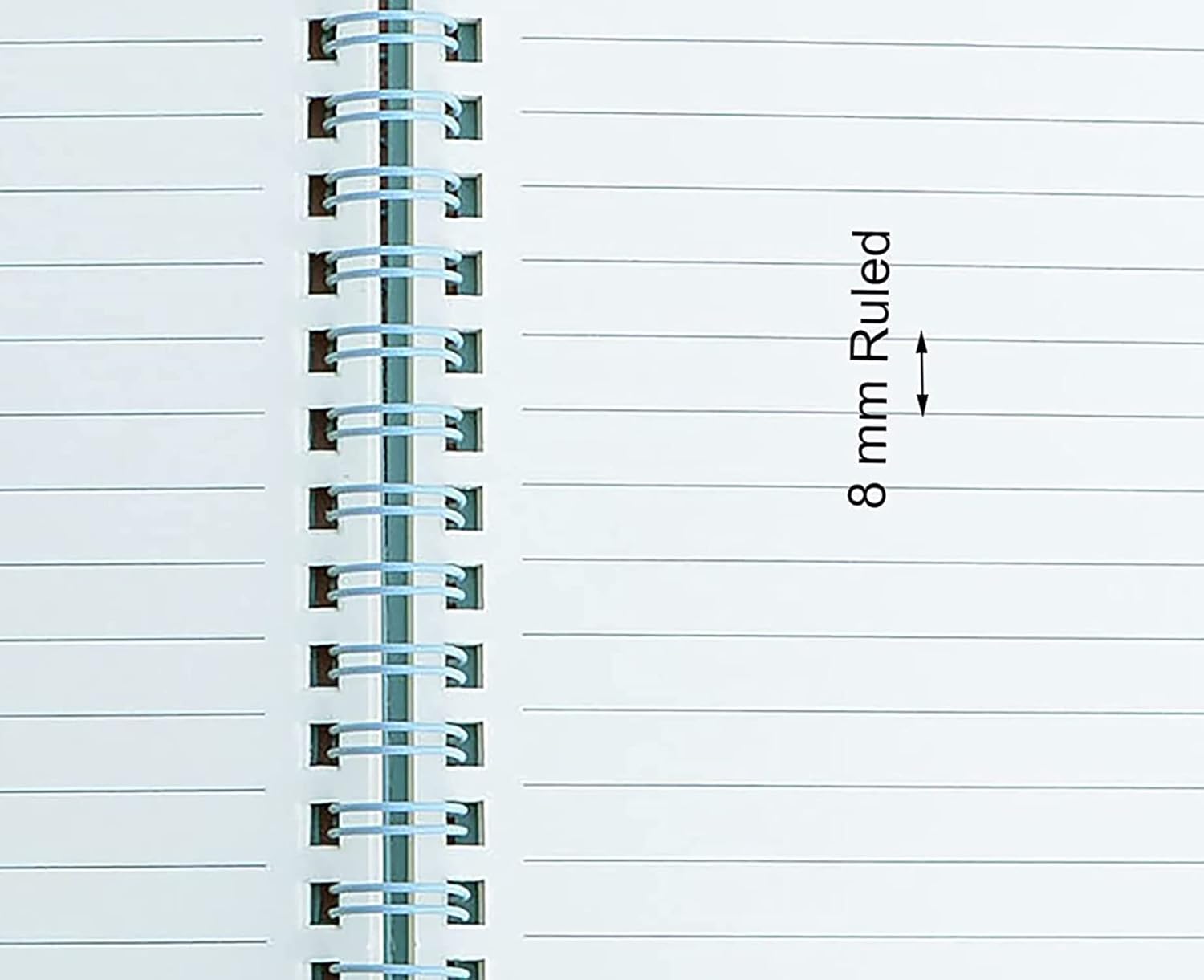 Yansanido Spiral Notebook, 3 Pcs A5 Thick Plastic Hardcover 8mm Ruled 3 Color 80 Sheets -160 Pages Journals for Study and Notes Light Pink,Light Green,Light Blue, A5 5.7" x 8.3"-Ruled