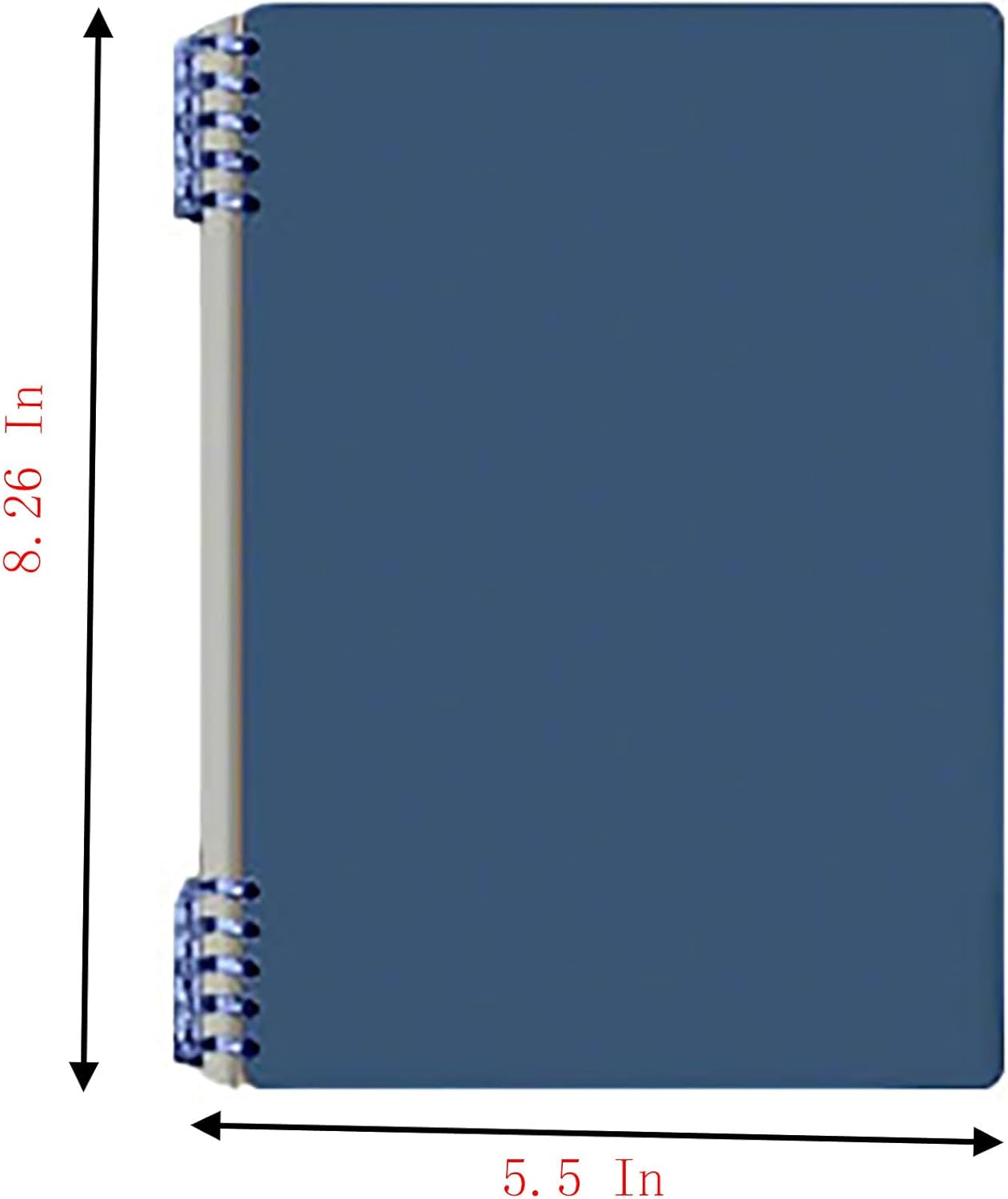 A5 Notebook Spiral Notebook Removable Spiral Binding Plastic Hardcover Journals 80 Sheets /160 Pages Lined Binding NoteBook for Writing Work School Supplies A5 Grid -Blue Green Black white