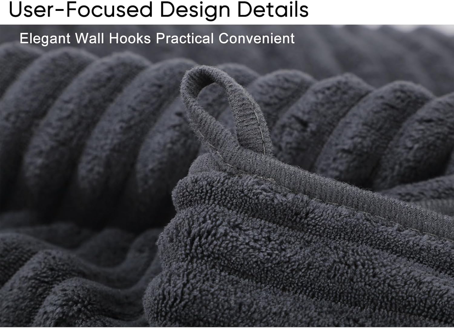 Luxury 4-Piece Quick-Dry Bath Towel Set 27.5X 55 Inches – Ultra Soft Microfiber for Bathroom, Bar, Pool, Gym & Travel – Elegant Twill Design