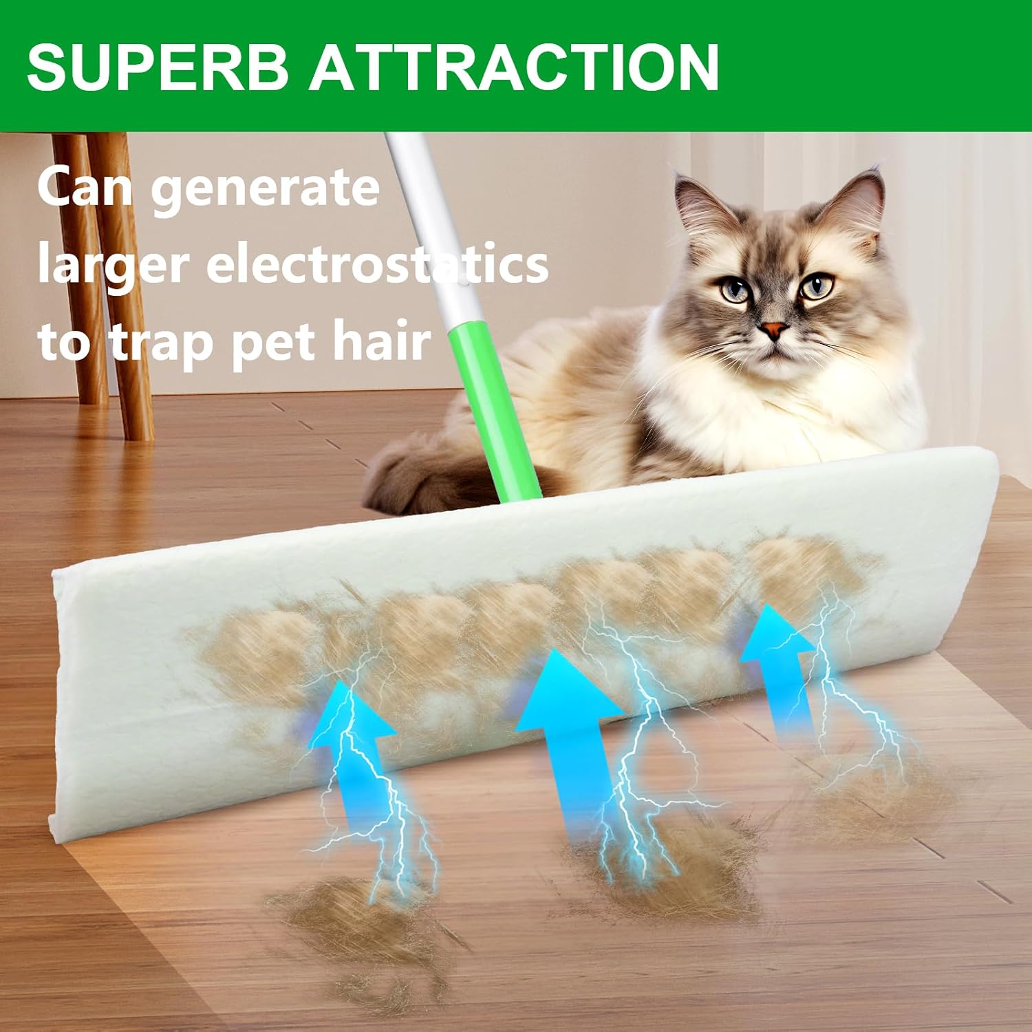 XL Dry Sweeping Cloths for Swiffer Sweeper XL Mop - 30 Count Disposable X-Large Pet Dry Mop Refill - Multi-Surface Dry Cloth Refills for Floor Cleaning Mop is not Included