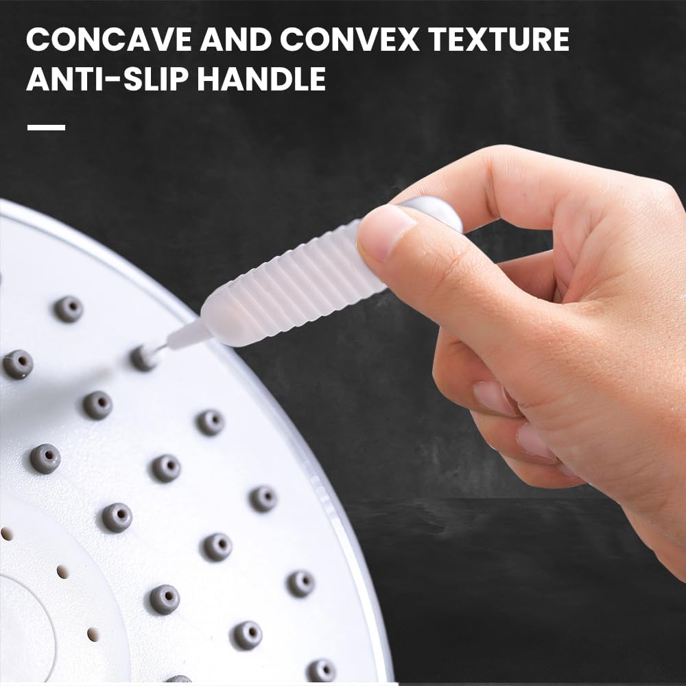 Shower Head Cleaning Brush for Small Hole, Multifunctional Shower Cleaning Tools, Anti-Clogging Nozzle with Storage Boxes, Showerhead Cleaning Brushes Picks for Household Bathroom 20 pcs