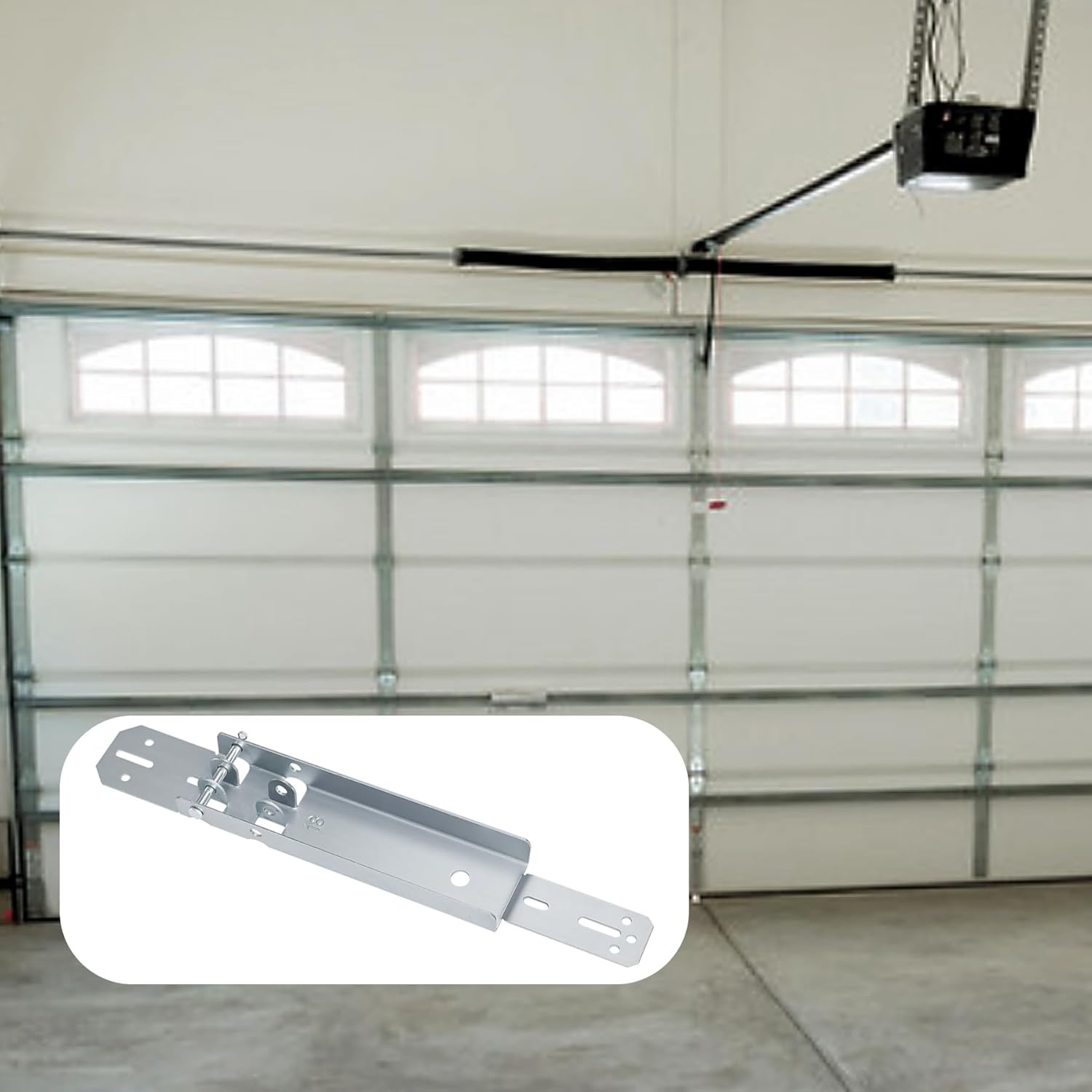 Xadnitu Garage Door Reinforcement Bracket, Operator Repair Hookup Brackets with Clevis Pin for Repairing Attach to The Garage Opener 18 inch