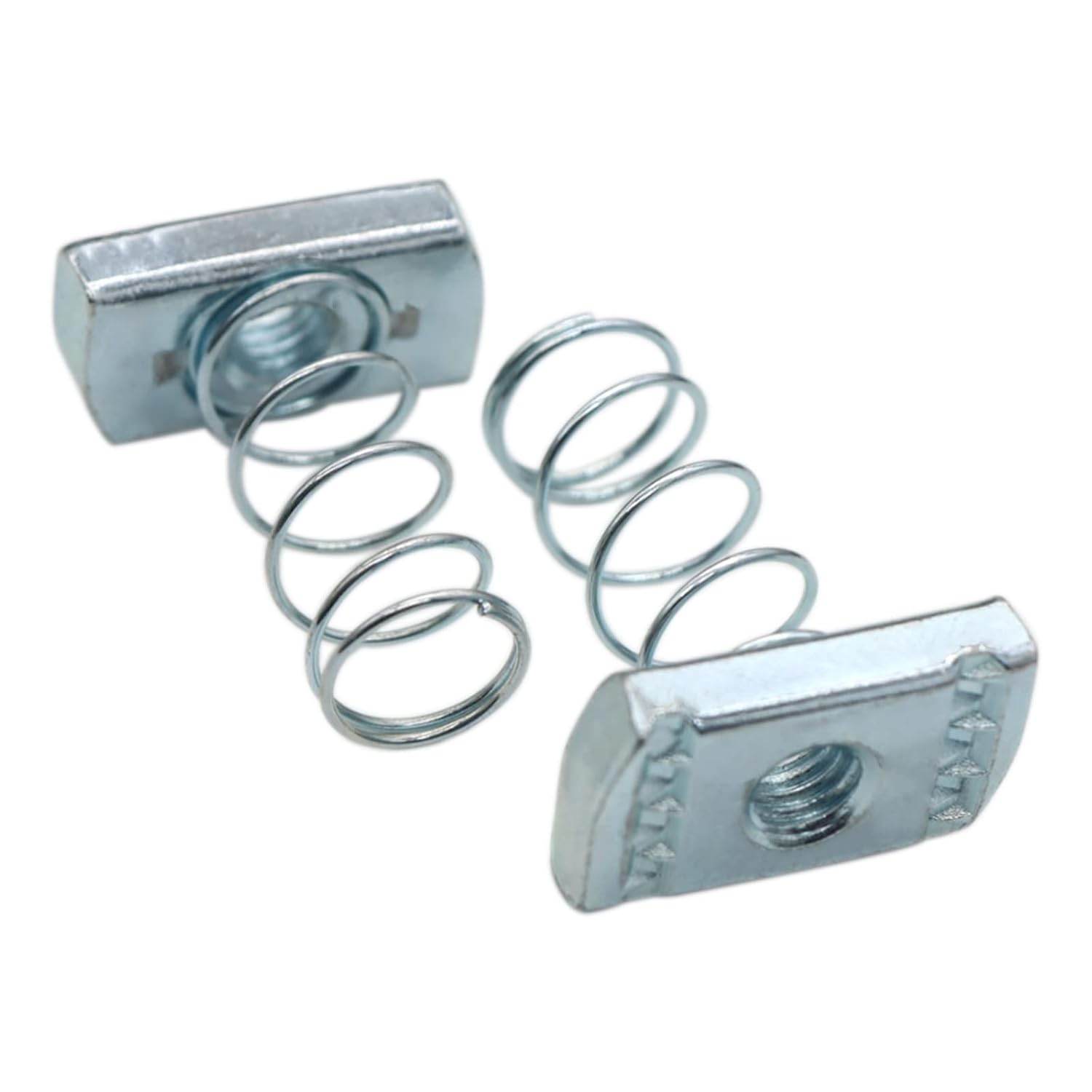 100 Strut Channel Nuts, 3/8-16 Spring Channel Nuts with Zinc Electroplate Finish, Long Spring Nuts Great for Use with Strut Channel 100 Pack