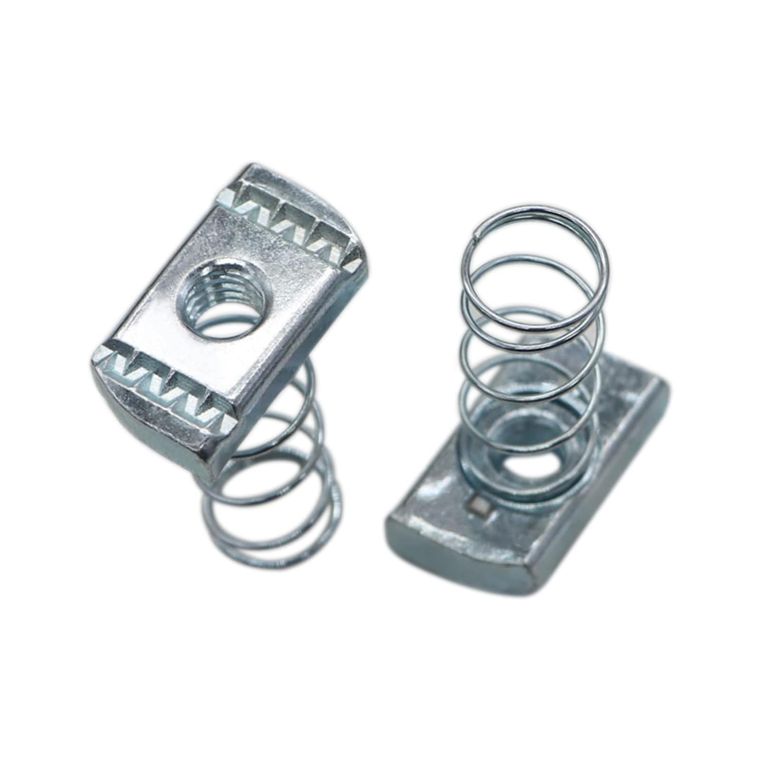 100 Strut Channel Nuts, 3/8-16 Spring Channel Nuts with Zinc Electroplate Finish, Long Spring Nuts Great for Use with Strut Channel 100 Pack