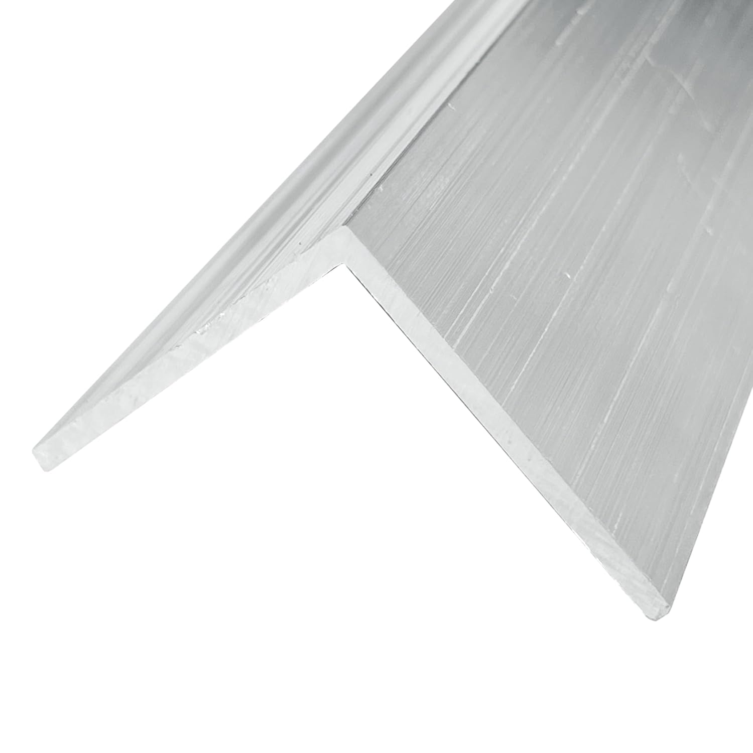 Xadnitu 1 Piece 2" x 2" x 1/4" Aluminum Angle 6061, Angled Aluminum Extrusion for DIY, Home Improvement and Construction, 48" Length