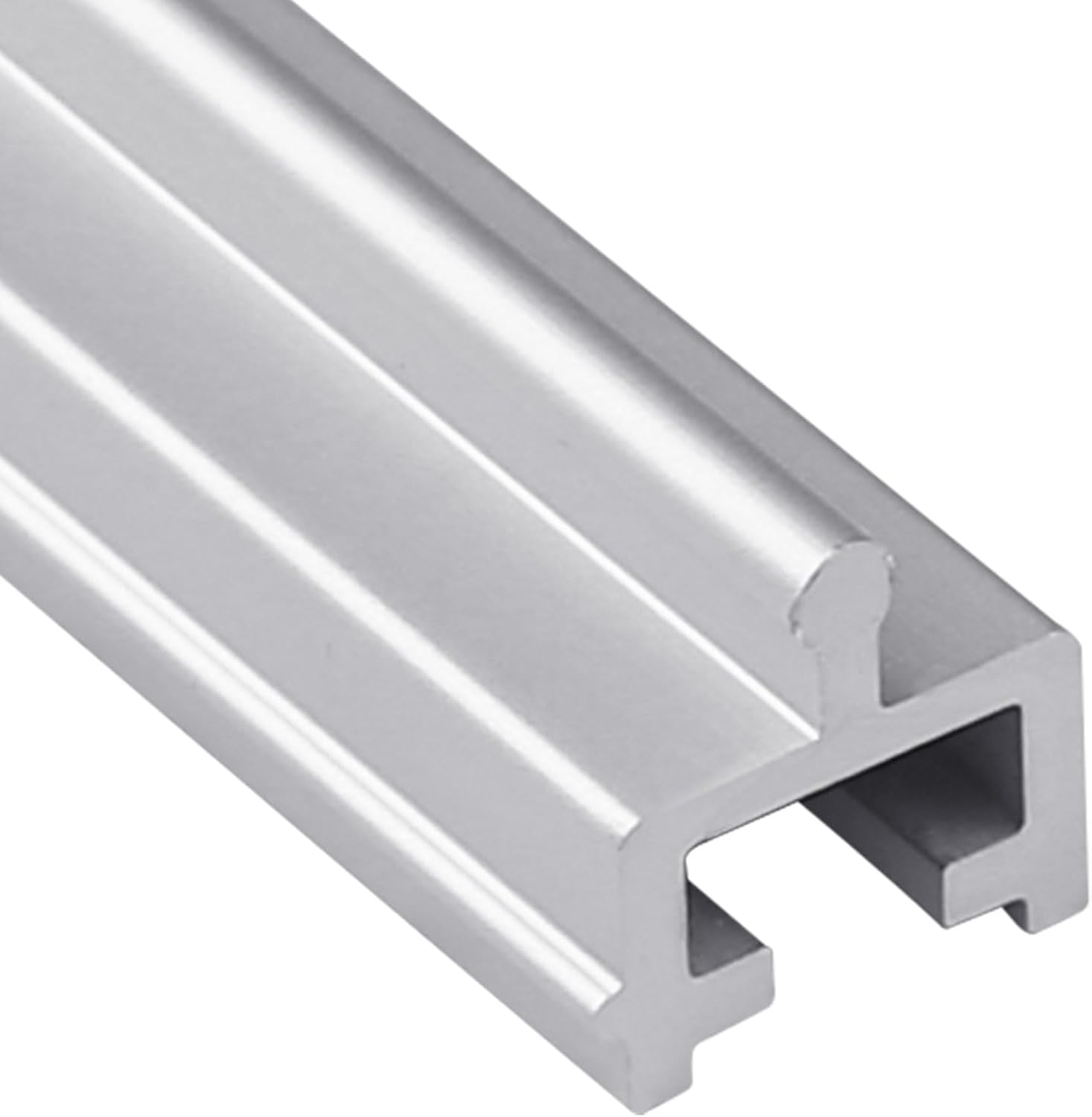 Xadnitu 96" in 2 Sections of 48" Aluminum Sliding Screen Door Track, Sliding Door Bottom Track for Screen Doors Guide or Replacement