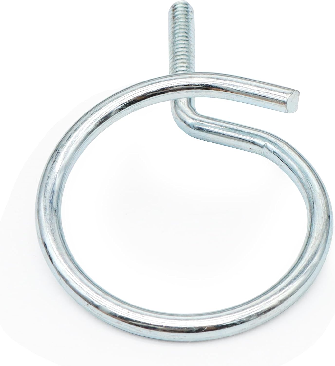 Xadnitu 100 Pieces 2" Diameter Threaded Bridle Rings, Heavy Duty Cable Support, Metal Ring Hangers for Low Voltage Wire Management