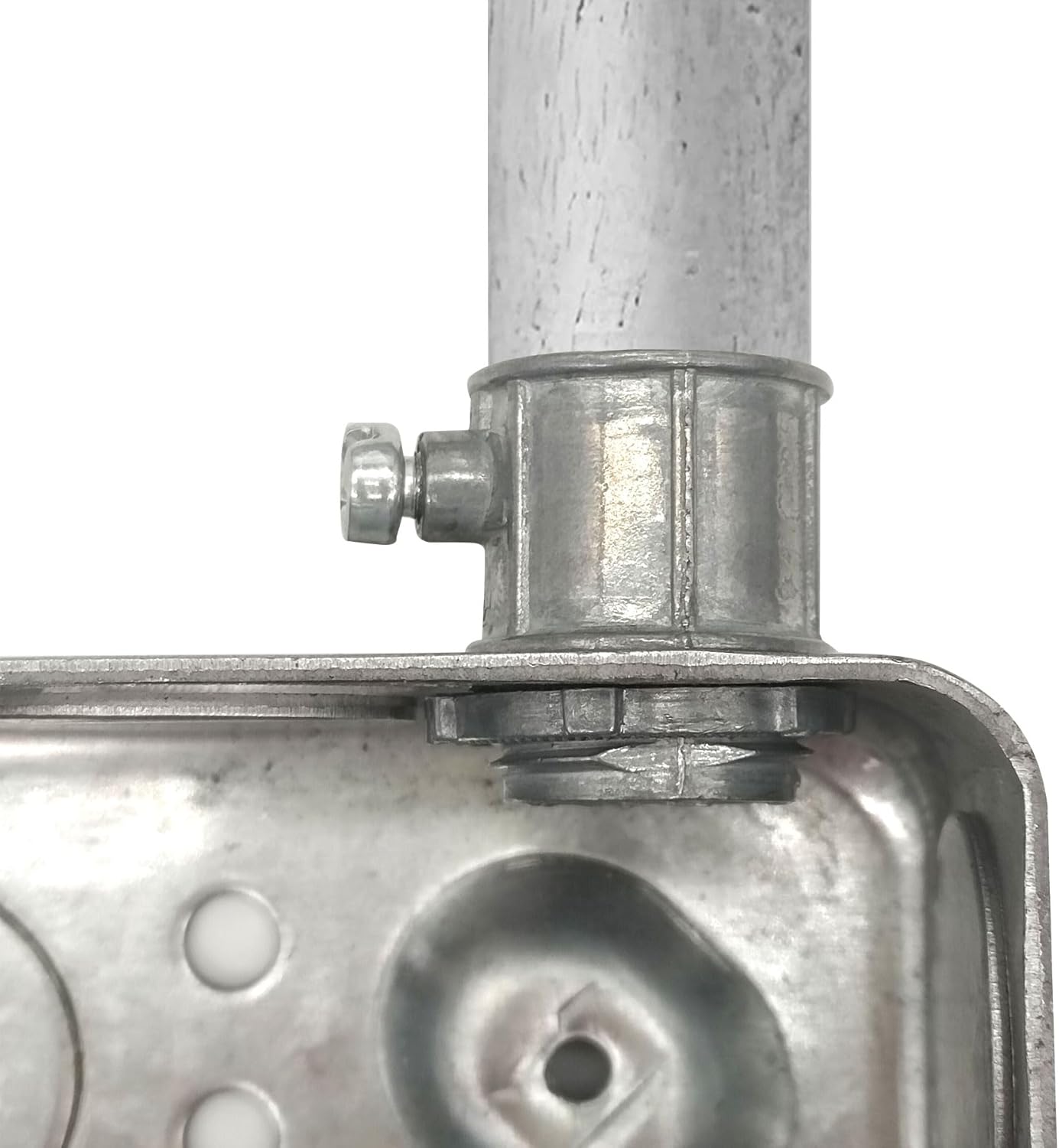 Xadnitu 25 Pieces 1/2" EMT Connectors, Set Screw Type Zinc Die-Cast Conduit Fitting for Electrical Box and Metal Enclosure Connection