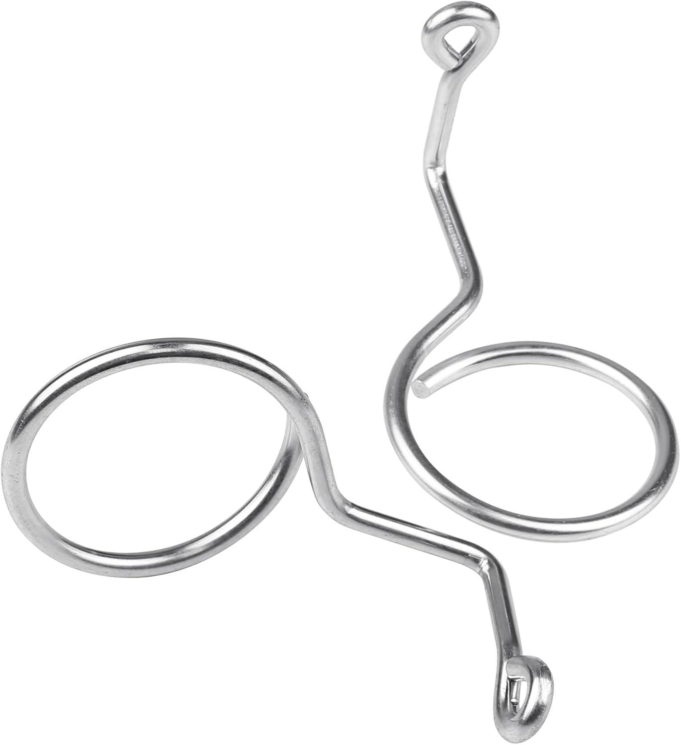 Xadnitu 50 Pieces 2" Diameter Screw Mount Bridle Rings, Heavy Duty Cable and Wire Support, Metal Cable Ring Hangers for Low Voltage Cable Wire Management