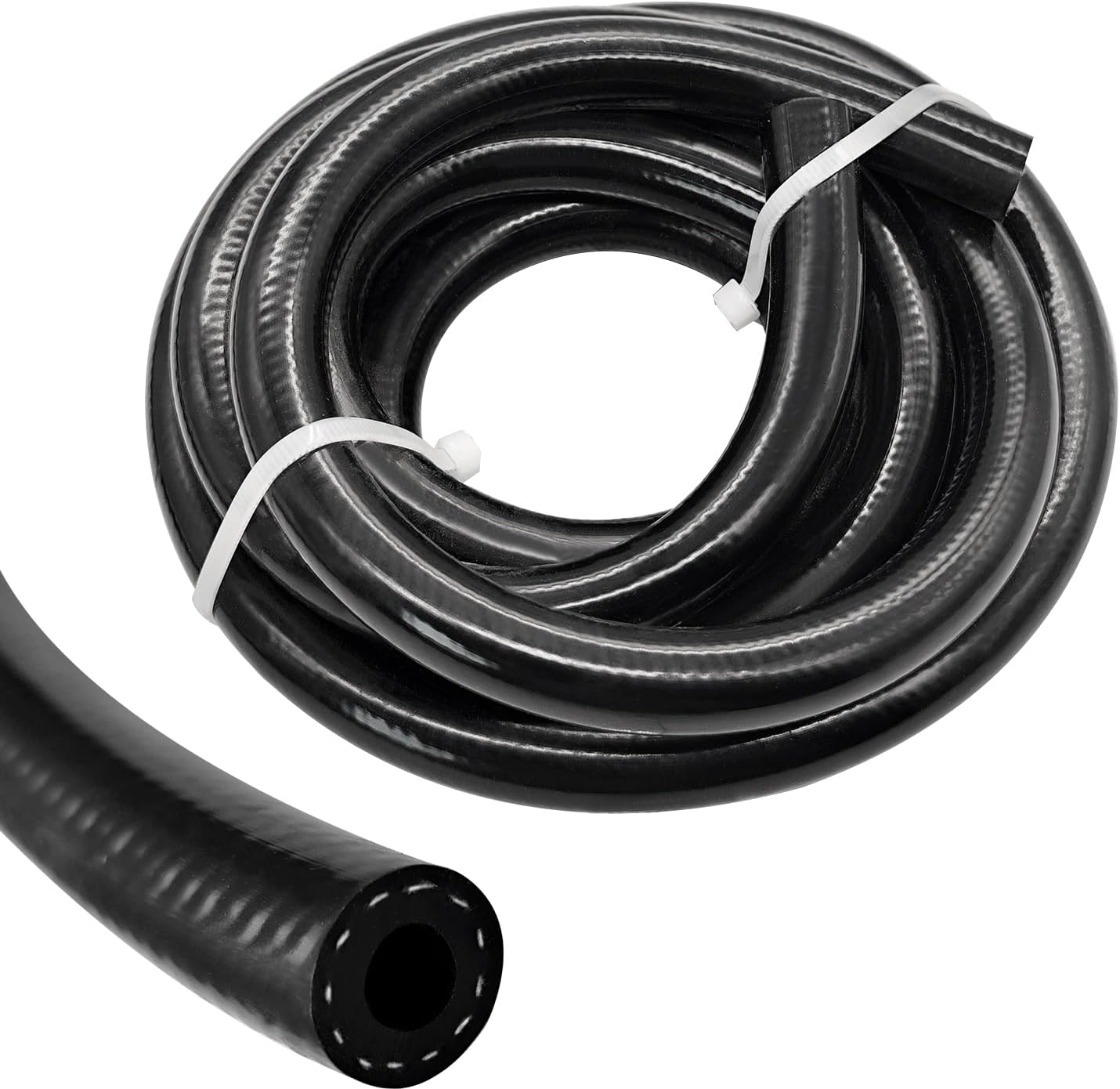 3/4 Inch 19mm ID Fuel Line Hose Ph Lock NBR Rubber Hose Line 300PSI for Automotive Engines Systems 5FT