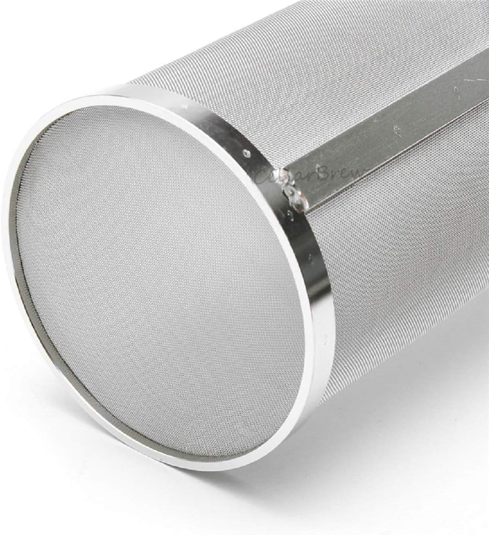 300 Micron 6"x14" Spider Strainer Mesh Hops for Home Beer Brewing Filter Kettle