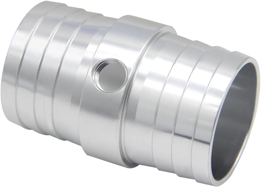 1-1/4 inch Radiator Hose Barb Adapter with 1/8" NPT Port, Coupler Splice Mend Coolant Intercooler Exchanger Heater Repair Hose Connector Water Fluid Air Aluminum