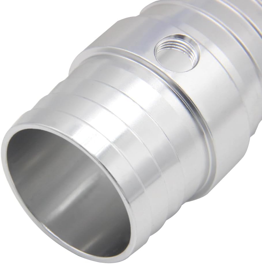 1-1/4 inch Radiator Hose Barb Adapter with 1/8" NPT Port, Coupler Splice Mend Coolant Intercooler Exchanger Heater Repair Hose Connector Water Fluid Air Aluminum