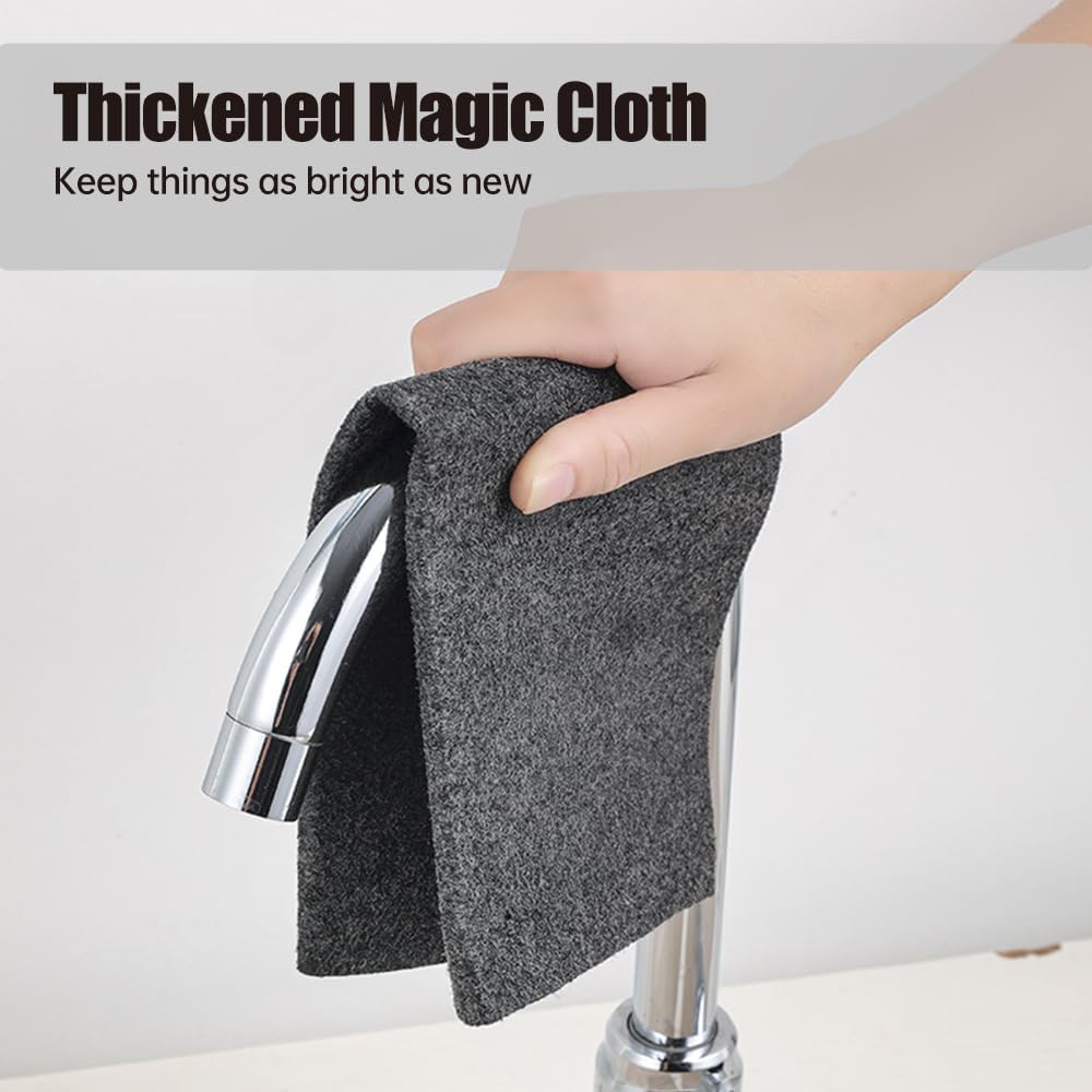 Thickened Magic Cleaning Cloth, Reusable Microfiber Cleaning Cloth, Streak Free for Glass, Cars, Windows, Mirrors, and Home Use 15pcs