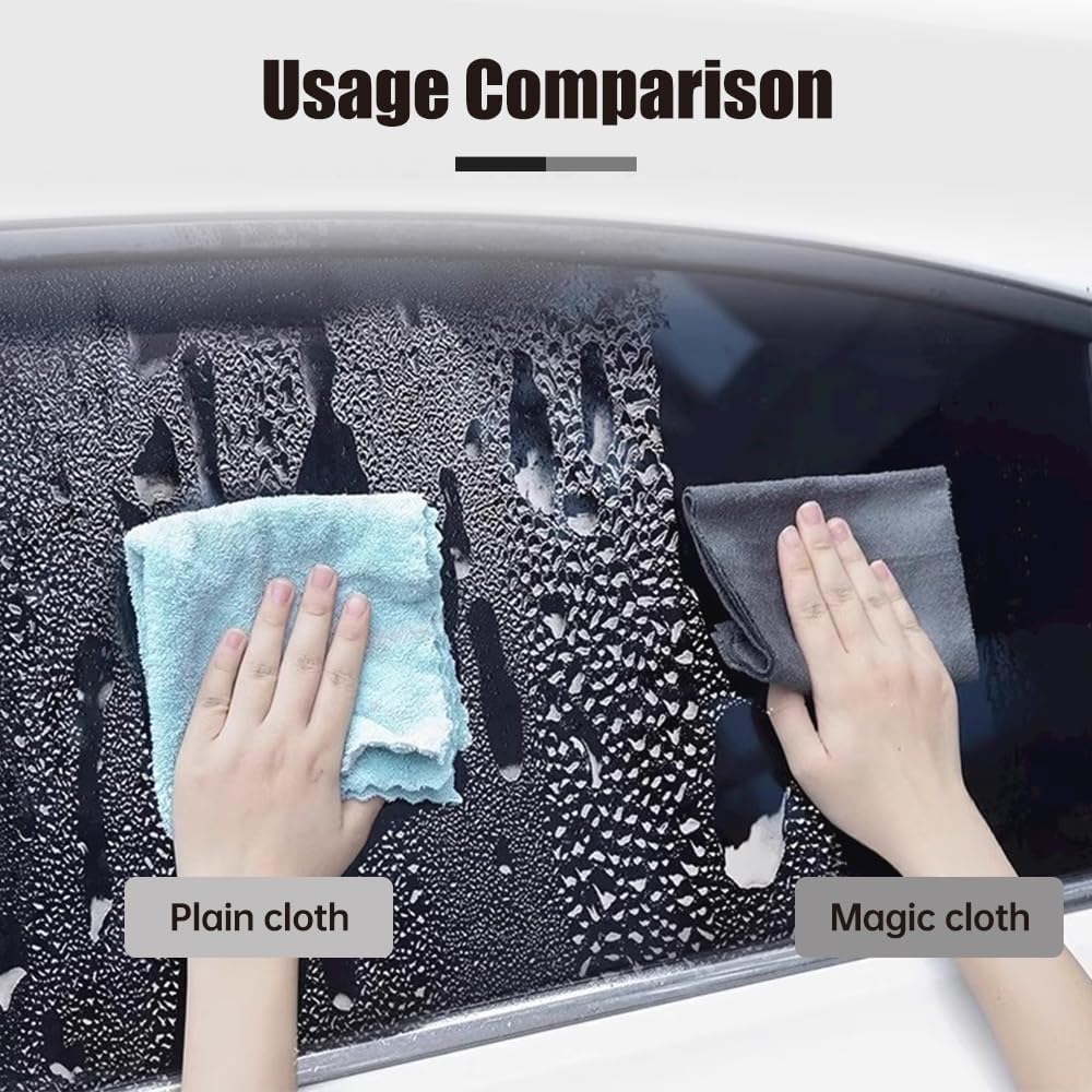 Thickened Magic Cleaning Cloth, Reusable Microfiber Cleaning Cloth, Streak Free for Glass, Cars, Windows, Mirrors, and Home Use 15pcs