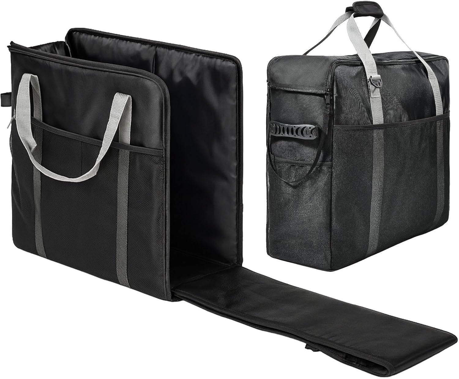 Carrying Bag for Ninja Slhie Machine FS301 & FS300, Portable Travel Tote Storage Bag with Front-Opening Design for Frozen Drink Maker, Thick Padded Protector for Machine Accessories