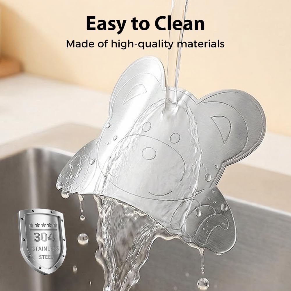 Stainless Steel Finger Guard, 2026 Upgrade Finger Protector for Cutting, Cute Butterfly & Bear Styles Safe Slicing Tool for Chopping Dicing Kitchen Food Prep Butterfly-2PCS
