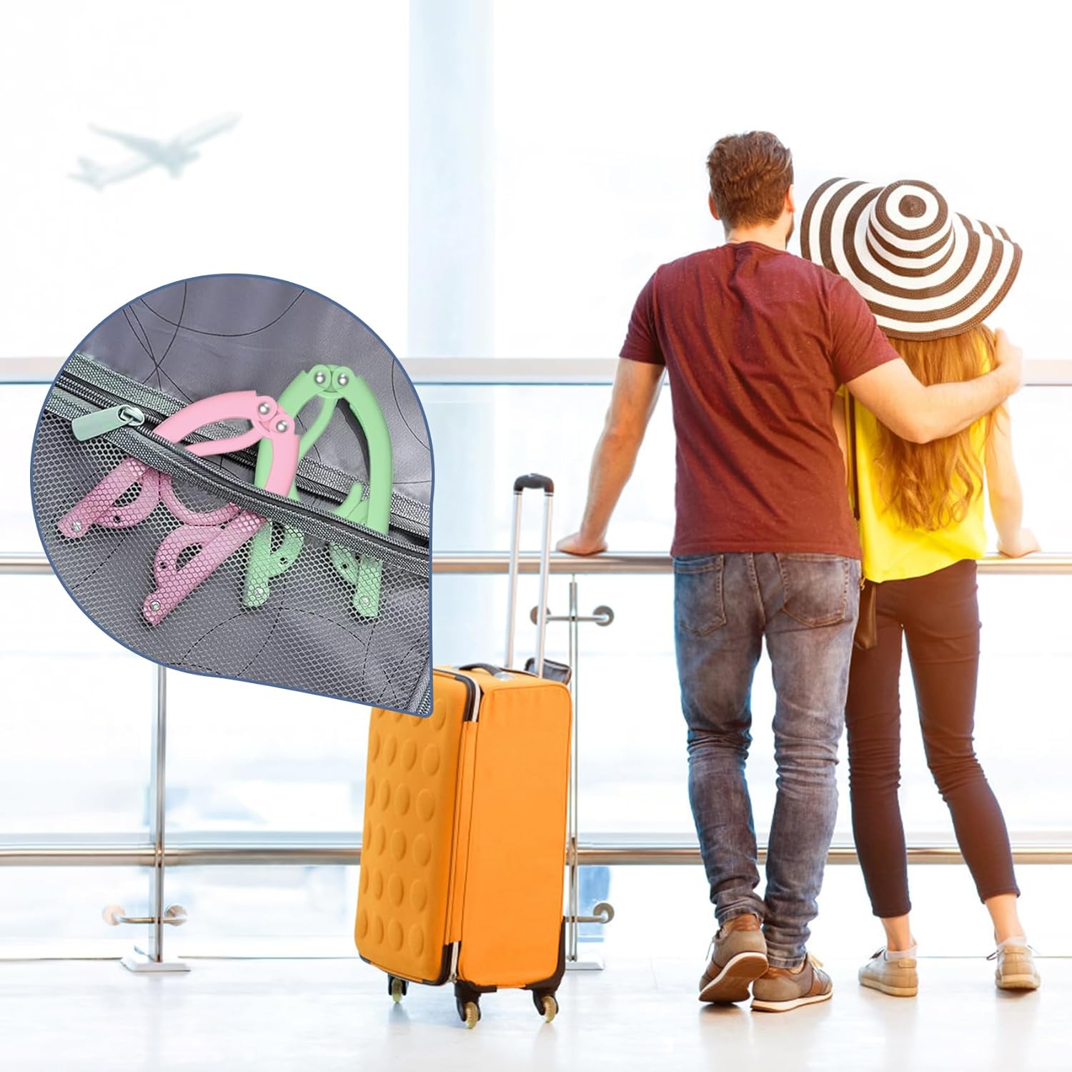 15Pcs Black and 36Pcs Multi Travel Hangers Portable Foldable,Plastic Cruise Ship Essentials Travel Accessories Folding Clothes Hangers Clothes Drying Rack for Traveling Camping Flying RV Suitcase