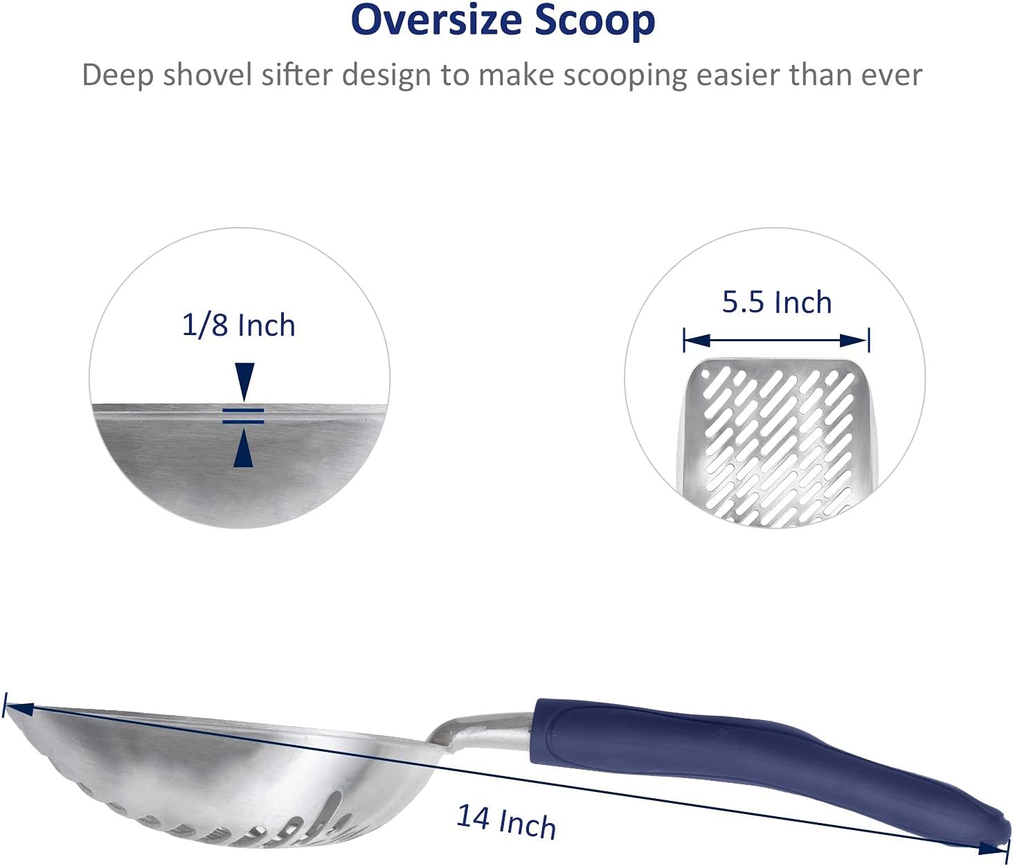 Premium Cat Litter Box and Shovel Set