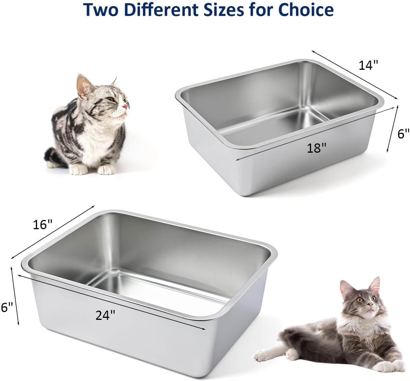 Premium Cat Litter Box and Shovel Set