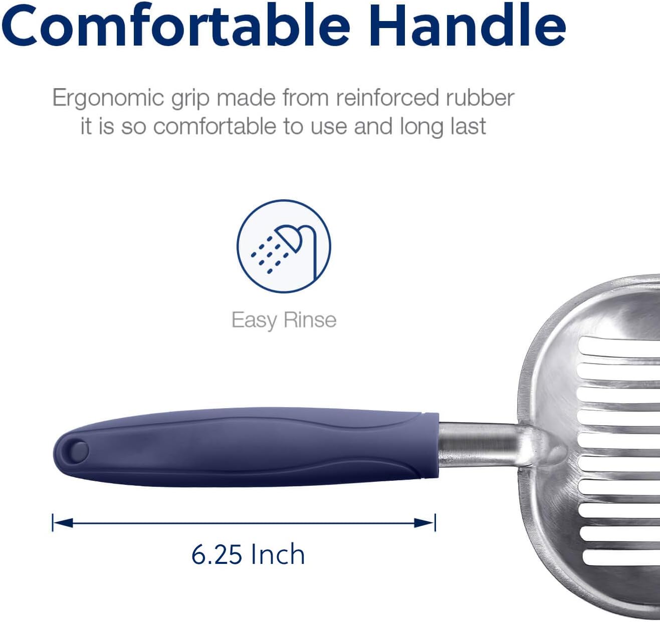 Litter Shovel & Dual-Sided Pet Grooming Comb Set