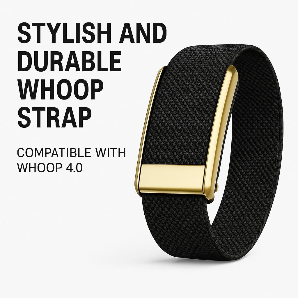 Premium Nylon Sport Band Compatible with WHOOP 4.0, Adjtable Stretch Wrist Strap for WHOOP Fitness Tracker–Breathable, Durable & Secure Fit Strap with Metal Buckle