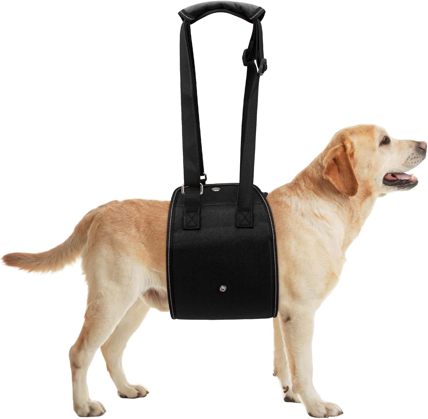 Dog Lift Harness Dog Sling for Large Dogs, Portable Dog Carrier Sling for Back Legs, Ajtable Hip Support Harness for Weak Rear Leg, Assist Senior Disabled Joint Injuried and After ACL