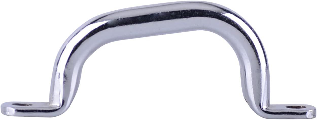 Frame Grab Bar Lift Handle Replacement for Honda CT70 1969-1978 Silver Color