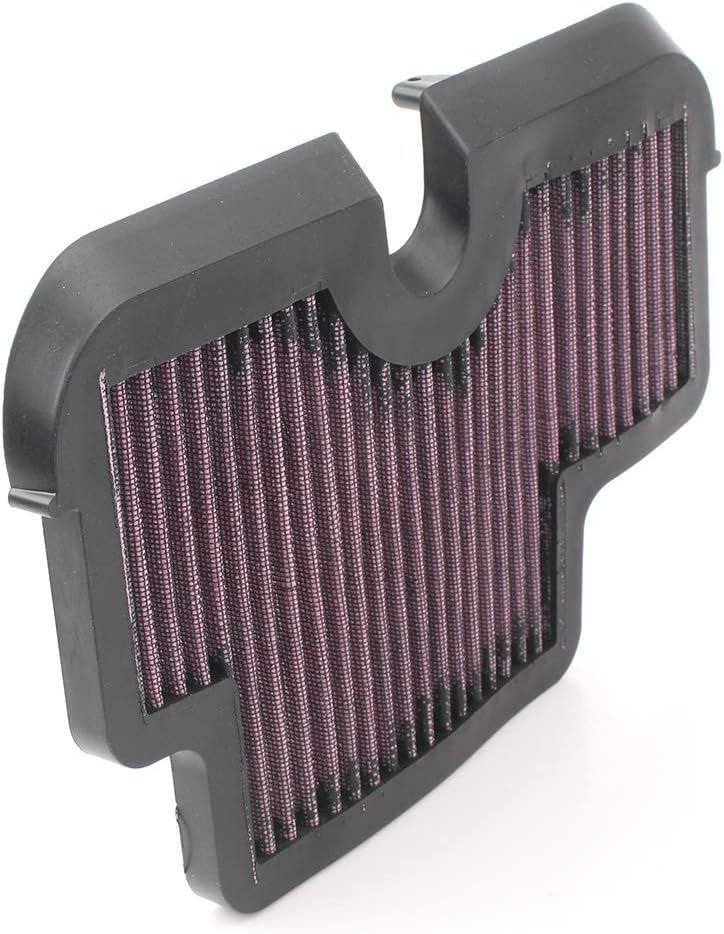 Motorcycle Air Cleaner Filter Element Assembly Replacement Compatible Fits for 2006-2008 Kawasaki EX650A Ninja 650R / EX650E Ninja 650 Black Red