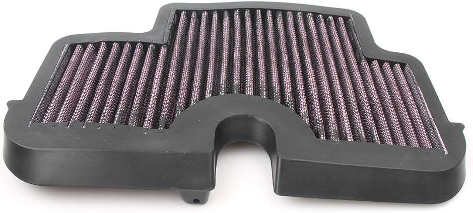 Motorcycle Air Cleaner Filter Element Assembly Replacement Compatible Fits for 2006-2008 Kawasaki EX650A Ninja 650R / EX650E Ninja 650 Black Red