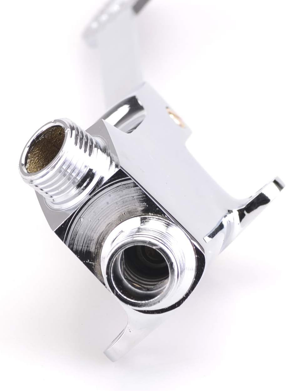 Single Foot Pedal Water Valve Copper Bathroom Faucet for Basin Water Tap Floor Mount Single Pedal Valve Silver
