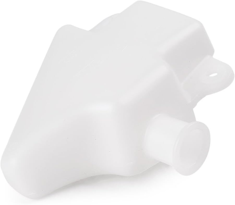 Motorcycle Radiator Water Coolant Reservoir Overflow Tank Replacement Compatible for Yamaha YZF-R1 2007-2008 White