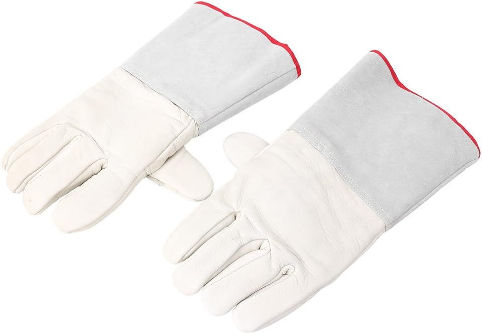 13.8 inch 35cm Long Cryogenic Gloves Low Temperature LN2 Liquid Nitrogen Protective Gloves Safety Frozen Gloves