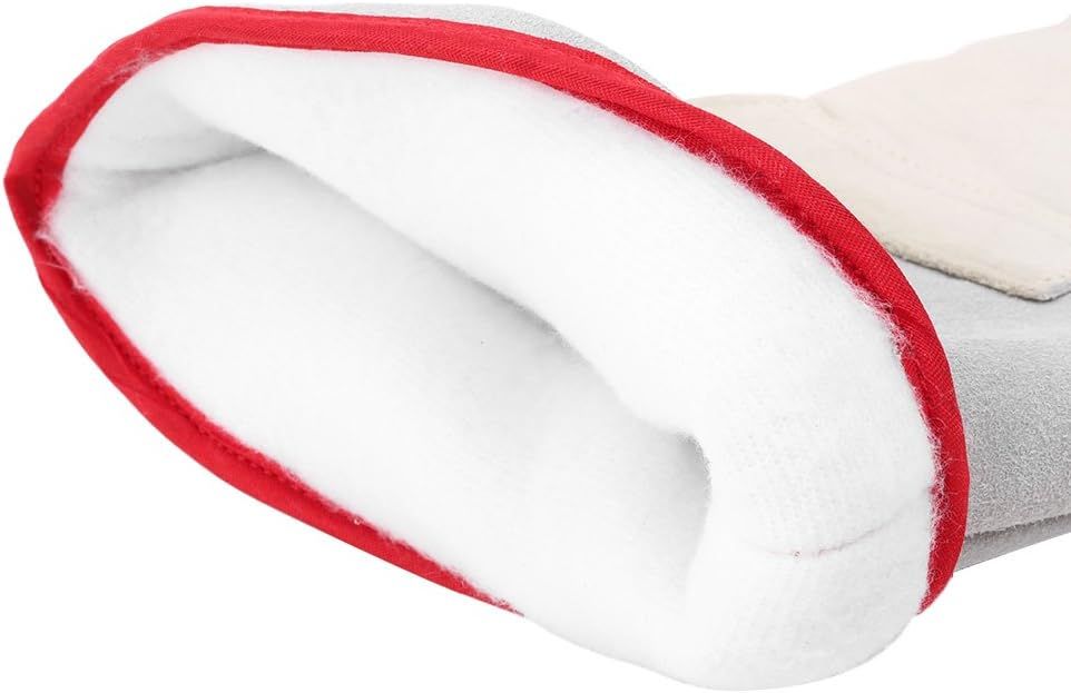 13.8 inch 35cm Long Cryogenic Gloves Low Temperature LN2 Liquid Nitrogen Protective Gloves Safety Frozen Gloves