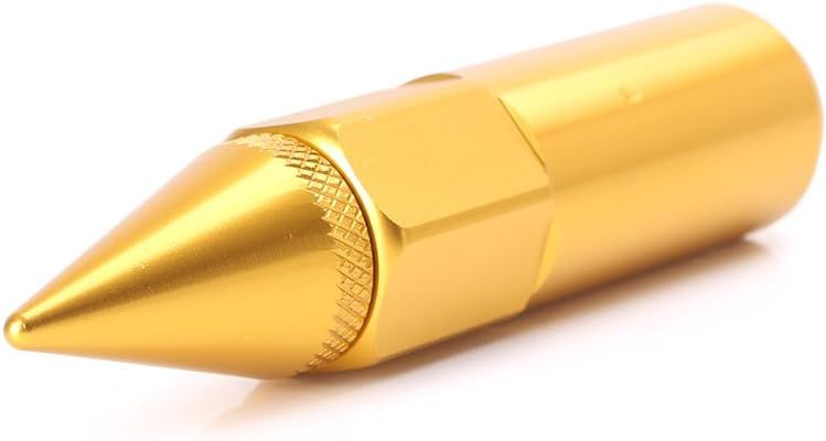 20Pcs Gold M12X1.5 60mm Extended Tuner Cap Spike Lug Nuts Set Compatible for Honda Acura Toyota Scion Subaru