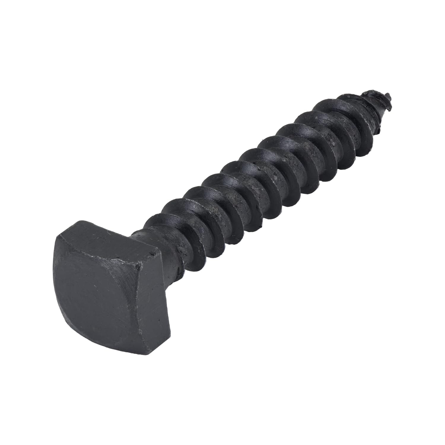 Rustic Square Lag Screws, Ruspert Weatherproof Coating, Black Exterior Lag Bolts, 1/4 x 1 1/2-Inch, Pack of 25
