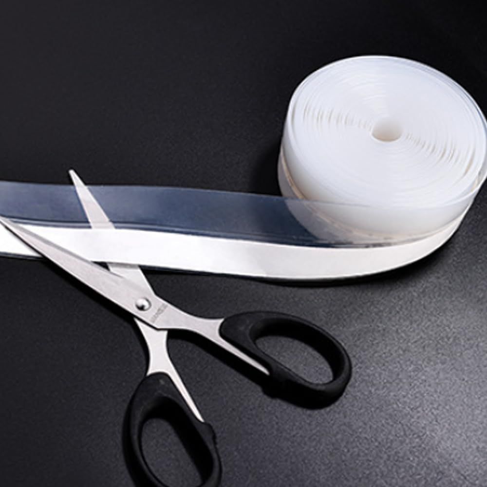 Weather Stripping Door Seal Strip, Door Weather Stripping Seal Strip Sealing Tape for Doors Windows Shower 25mm, Transparent