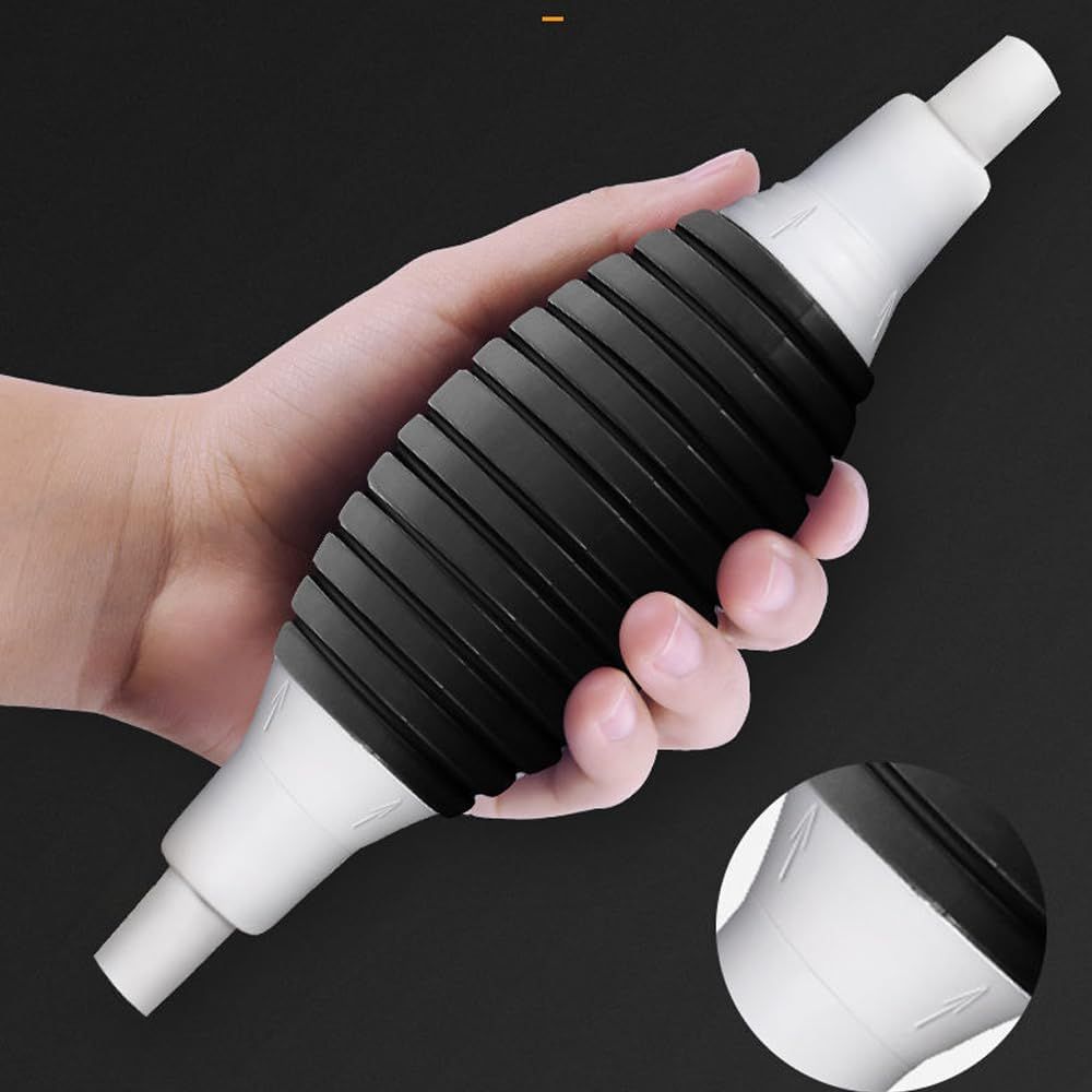Multifunction Liquid Sucker Pump, Manual Fuel Transfer Pump Gasoline Transfer Pump, Portable Fuel Syphon Pump for Gas Gasoline Petrol Diesel Oil Liquid Water Fish Tank with 6.5Ft Syphon Hose