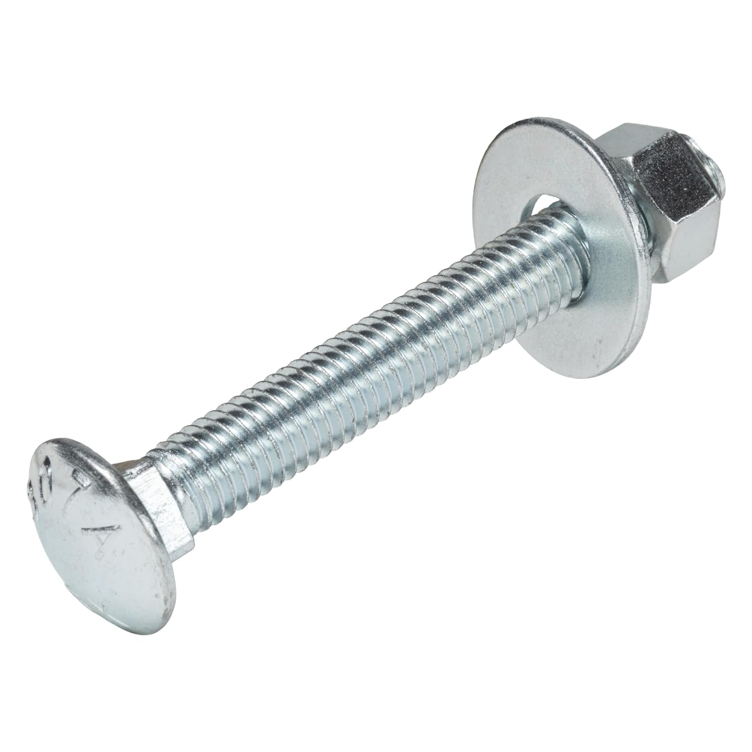 1/2" x 4" 25 Pack Zinc Carriage Bolt Kit, Grade 307A by Makers Bolt