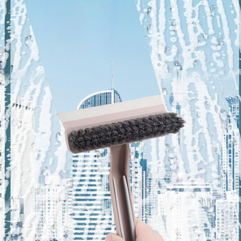 Multi-Function Rotating Crevice Cleaning Brush, 360° Rotating No Dead Corners Crevice Gap Brush Hard Bristle Crevice Gap Cleaning Brush, Household Cleaning Tool for Kitchen Bathroom 2, Purple