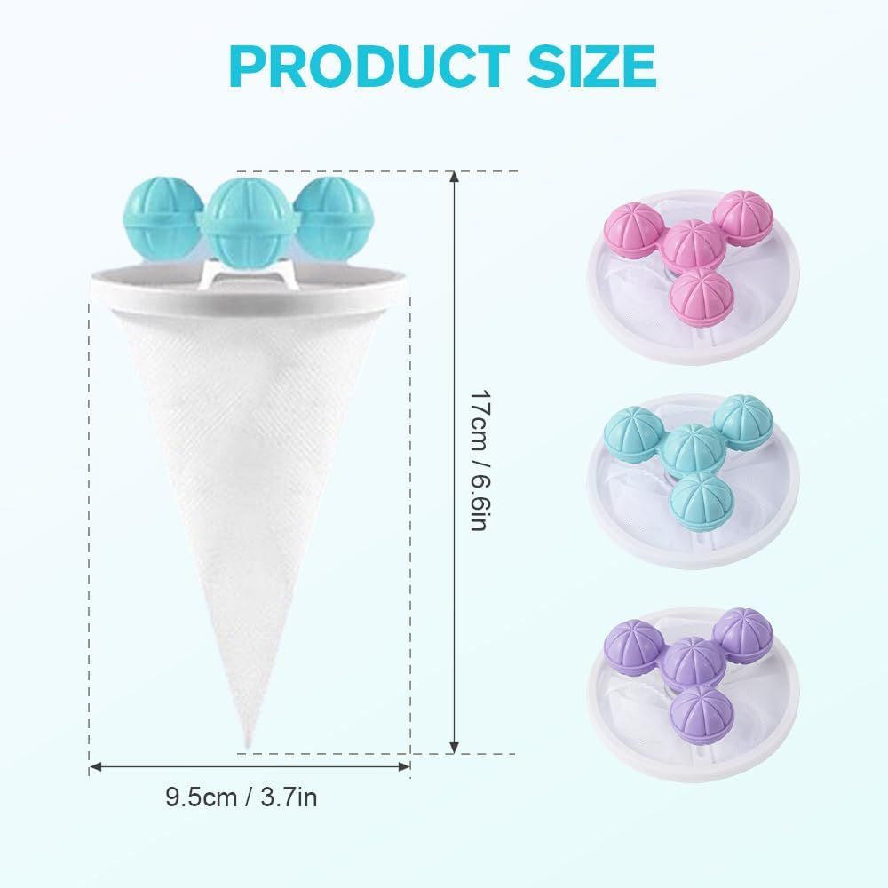 Floating Hair Filtering Mesh Removal, 2026 Upgrade Pet Hair Remover Laundry Reusable Lint Catcher for Washing Machine Hair Catcher Wool Device, Pet Hair 3, Mix