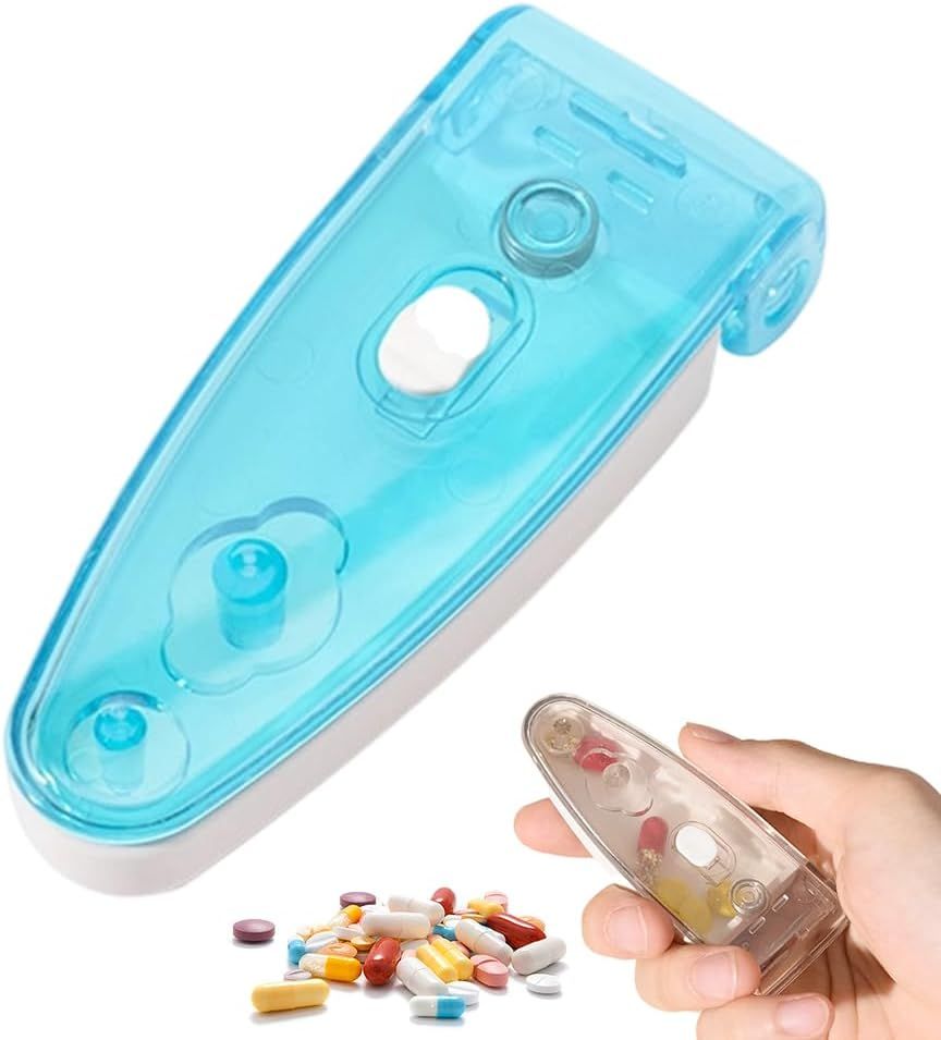 Portable Blister Pack Opener for Elderly, Disabled & Weak Hands, Easy Pill Extractor & Travel Medicine Organizer
