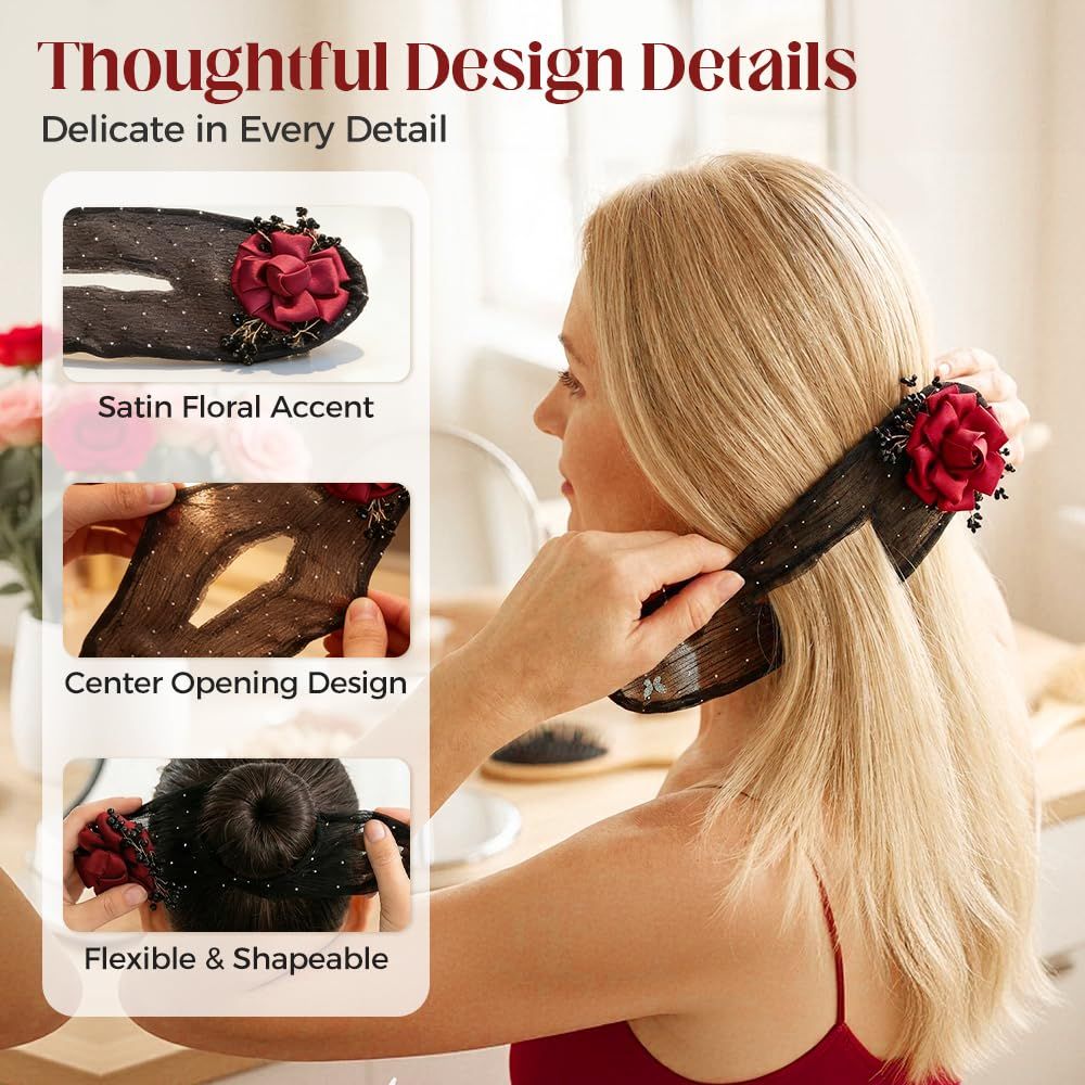 Bun Maker, 2026 New Lazy Hair Rollers, French Hairstyle Twister, Hair Accessories for Women Thick Long Hair 5