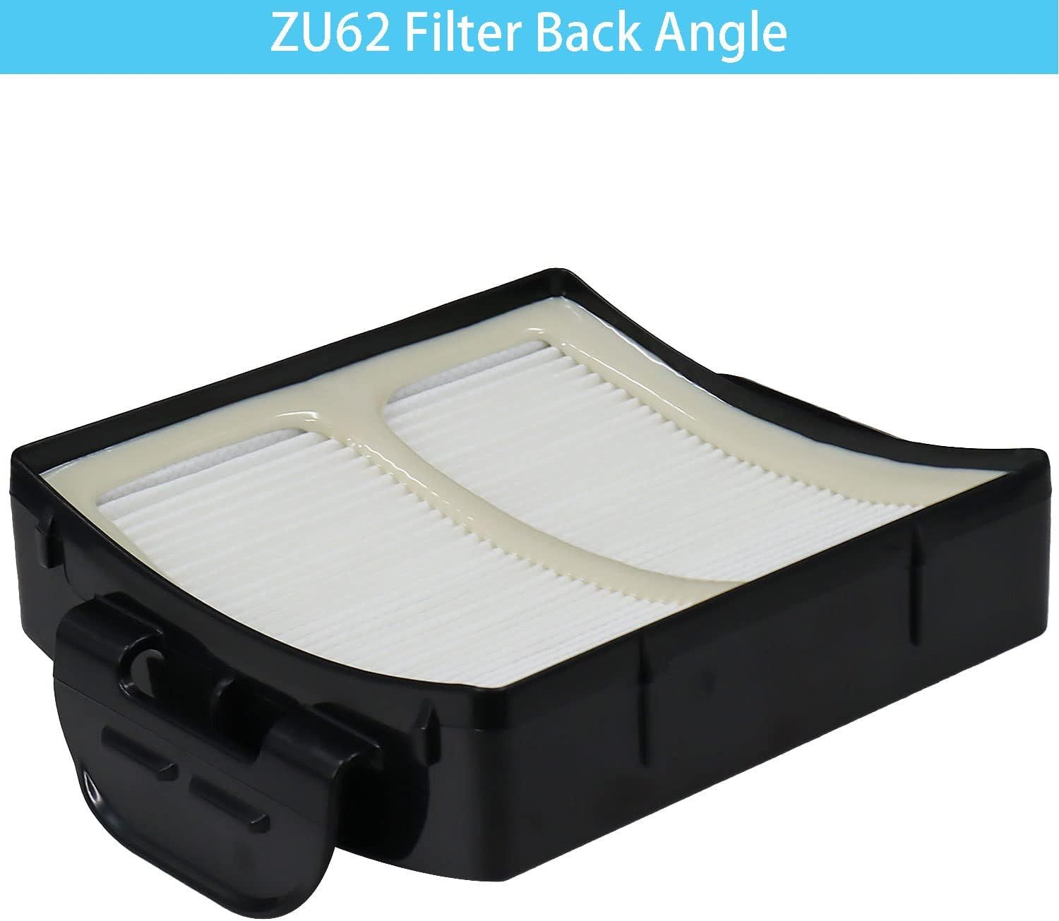 for Shark ZU62 ZU60 Navigator Zero-M Self-Cleaning Brushroll Pet Pro Upright Vacuum Replacement Filter Compare ZU62C NV150 NV151 NV251 NV255 Part 1238FT60 1239FT60,2 Filter 6 Foam 6 Felt Kit