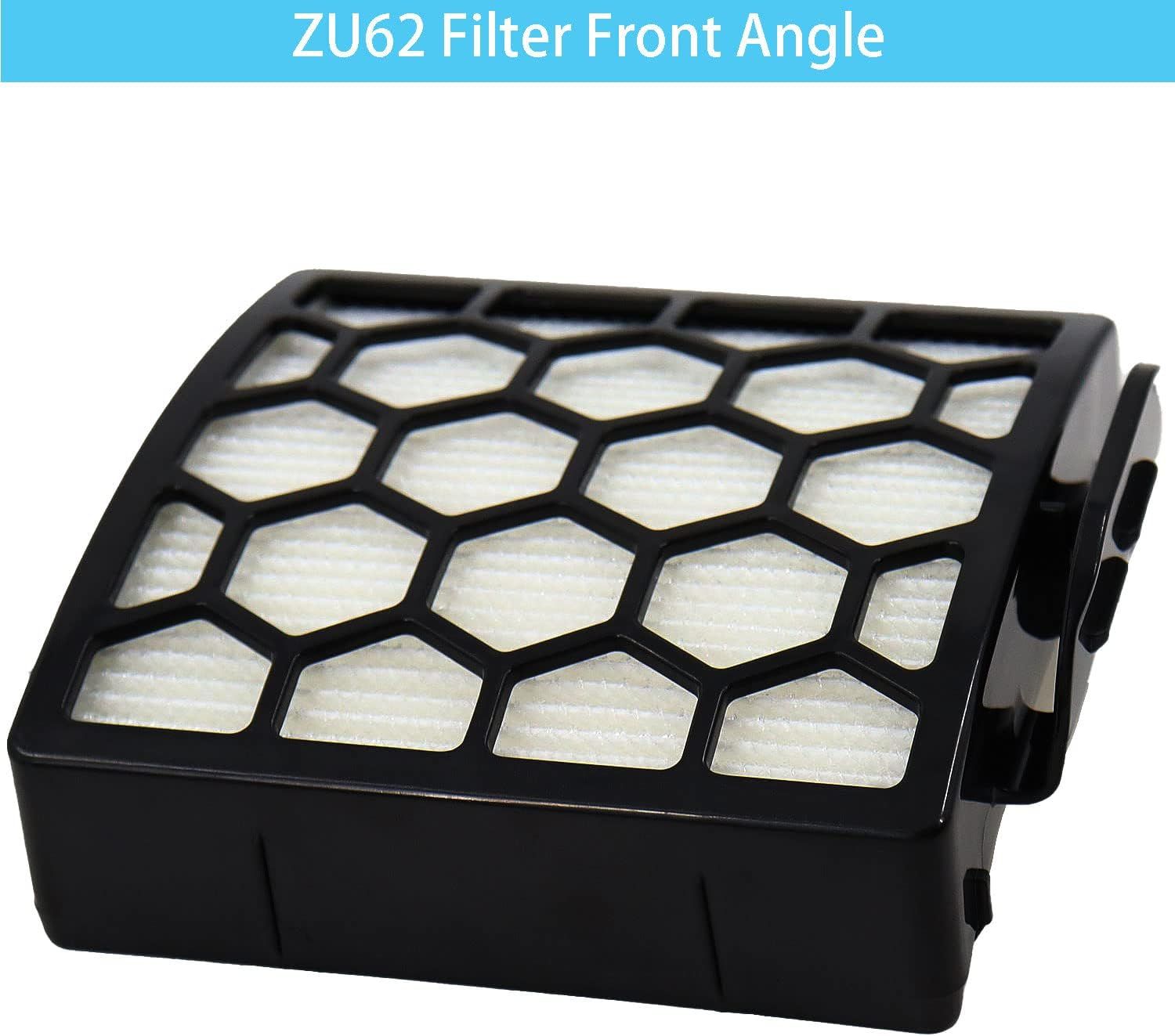 for Shark ZU62 ZU60 Navigator Zero-M Self-Cleaning Brushroll Pet Pro Upright Vacuum Replacement Filter Compare ZU62C NV150 NV151 NV251 NV255 Part 1238FT60 1239FT60,2 Filter 6 Foam 6 Felt Kit